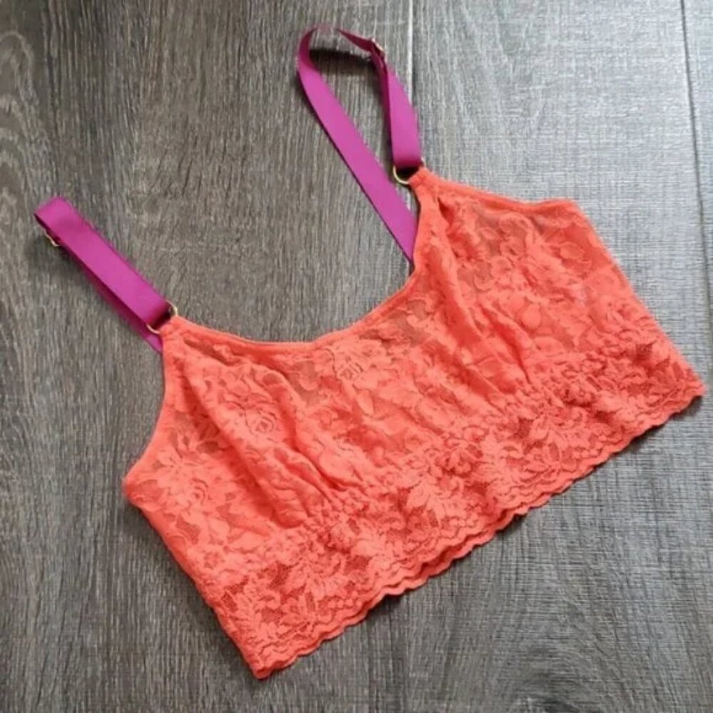 Hanky Panky signature lace "Cropped Cami" Bralette